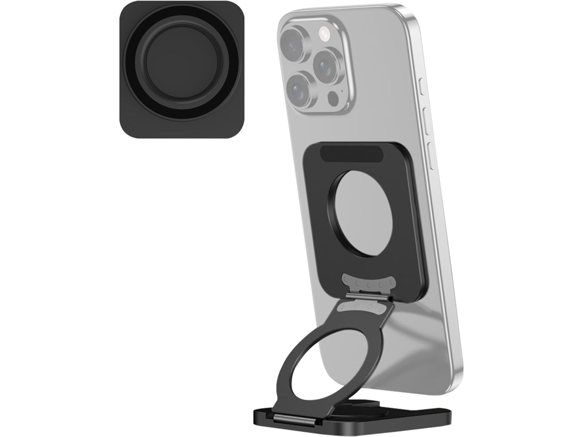 Suporte Magnético Para Celular Com Base Dobrável.