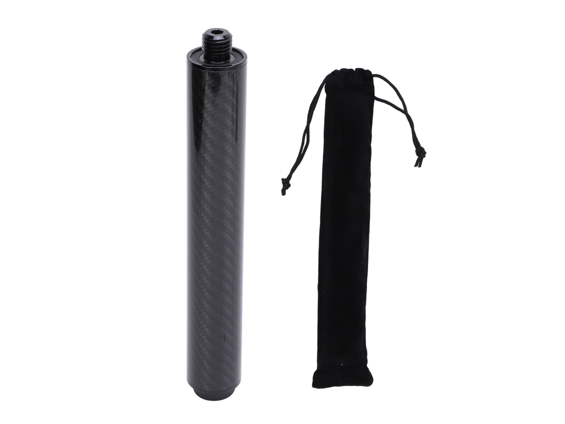 Extensor De Taco De Bilhar Laxiscreed Em Carbono De 8 Polegadas Para Maior Alcance