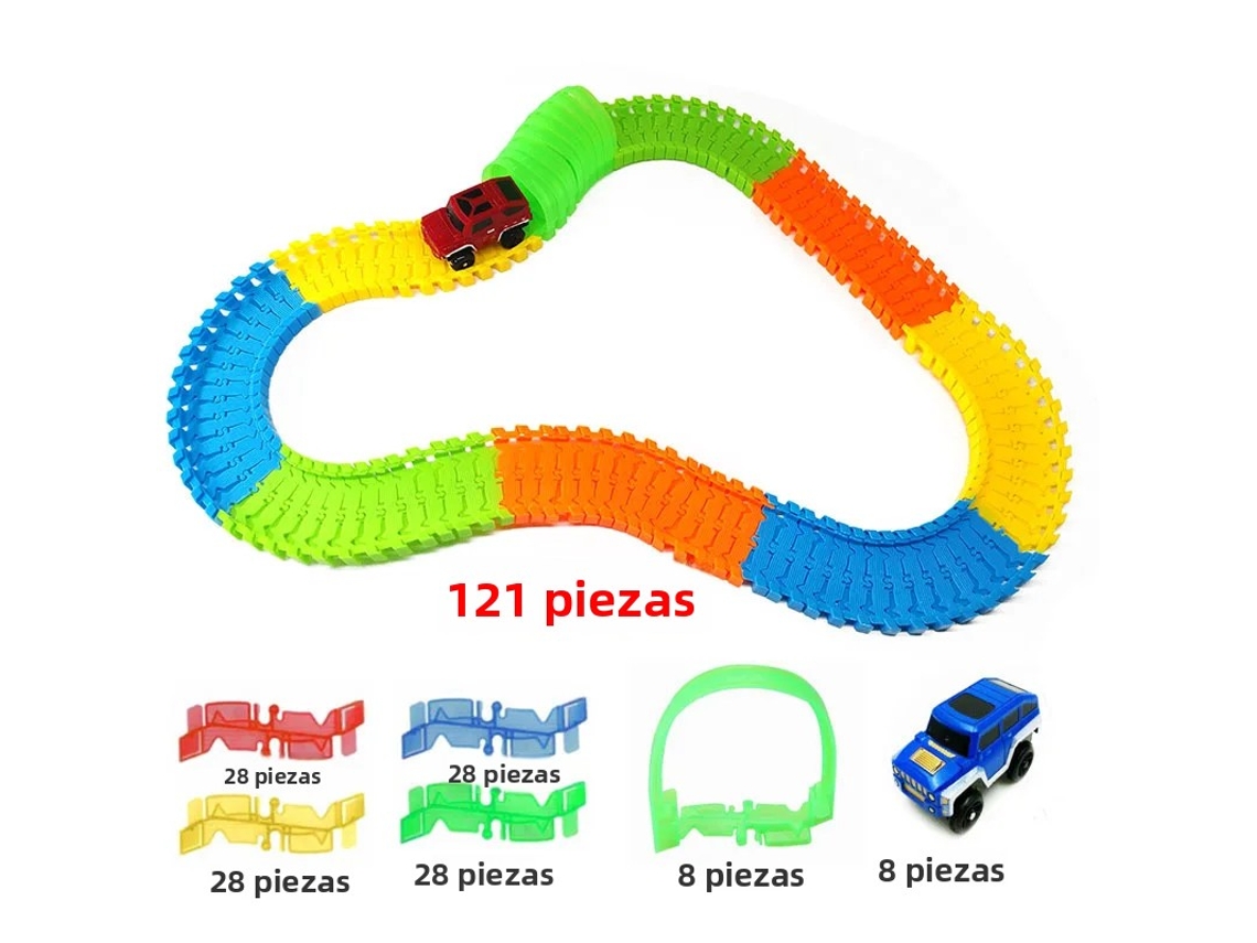 Conjunto De 121 Peças Para Montar Um Carro De Corrida Universal Educativo, Com Peças De Quebra-cabeça, Feito De Material Abs.