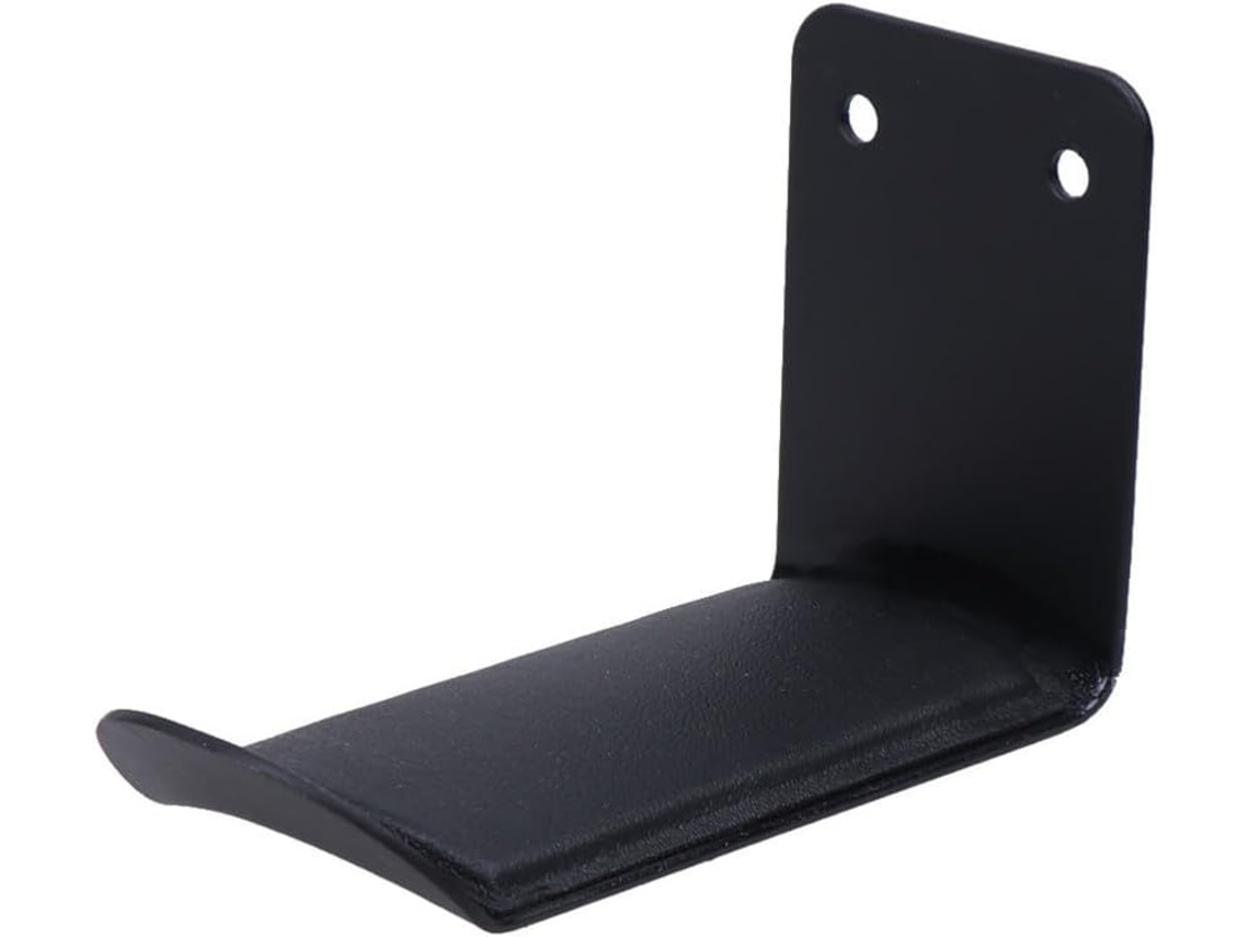Support Pour Casque Noir En Cuir Pu Et Métal Facile À Fixer Protège Les Objets Porte Casque