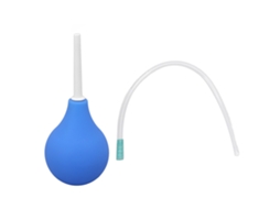 Kit Bola de Enema Silicone com Mangueira de Uso Único | S/MARCA
