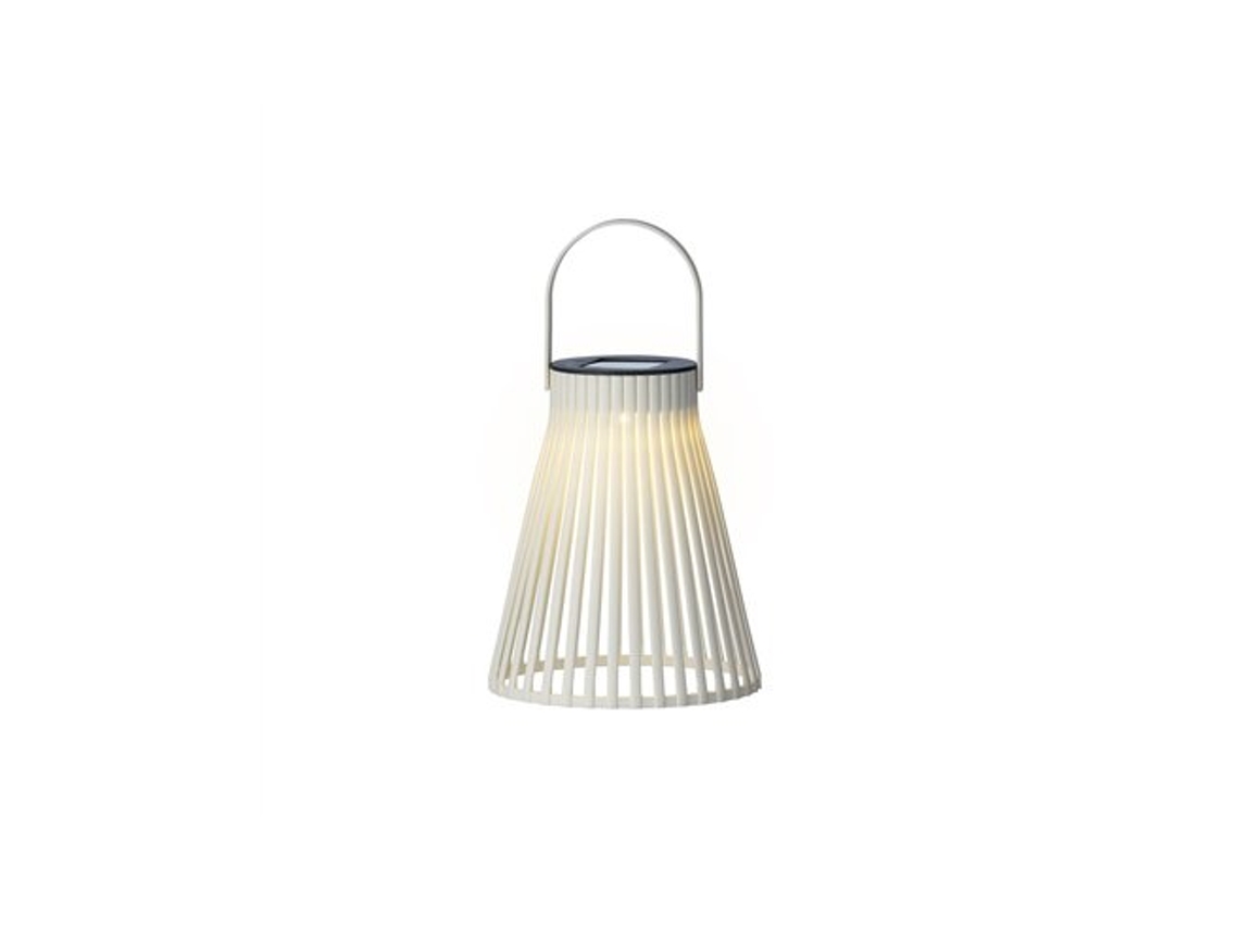 Lanterna Solar De Plástico Branco Lumineo