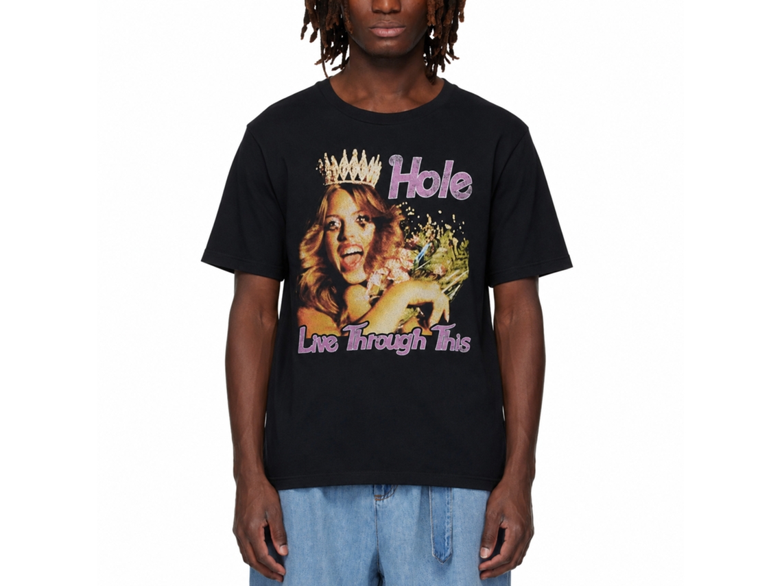 Hole Live Through This T-shirt Unisex Adults Size:xl