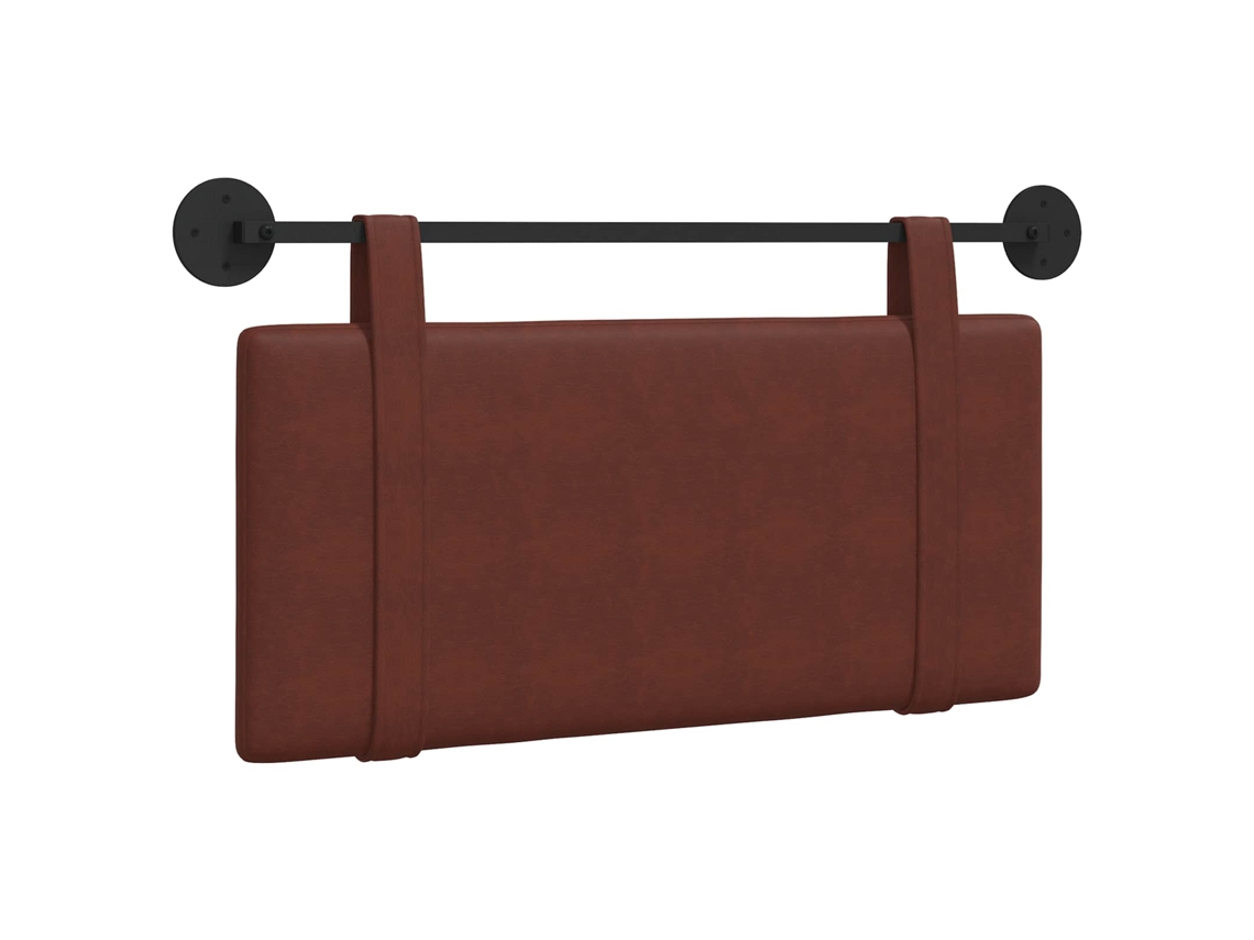 Conjunto 1 Cabeceira Moderna Vidaxl Castanho Couro Sintético (100 X 55 X 5 Cm)