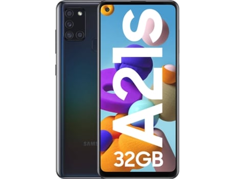Smartphone SAMSUNG Galaxy A21s (6.55'' - 3 GB - 32 GB - Preto)