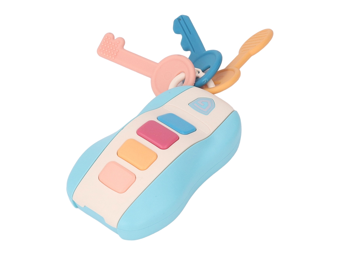Mali chave de Carro Simulada para Crianças com Som e Música Brinquedo Educativo Azul
