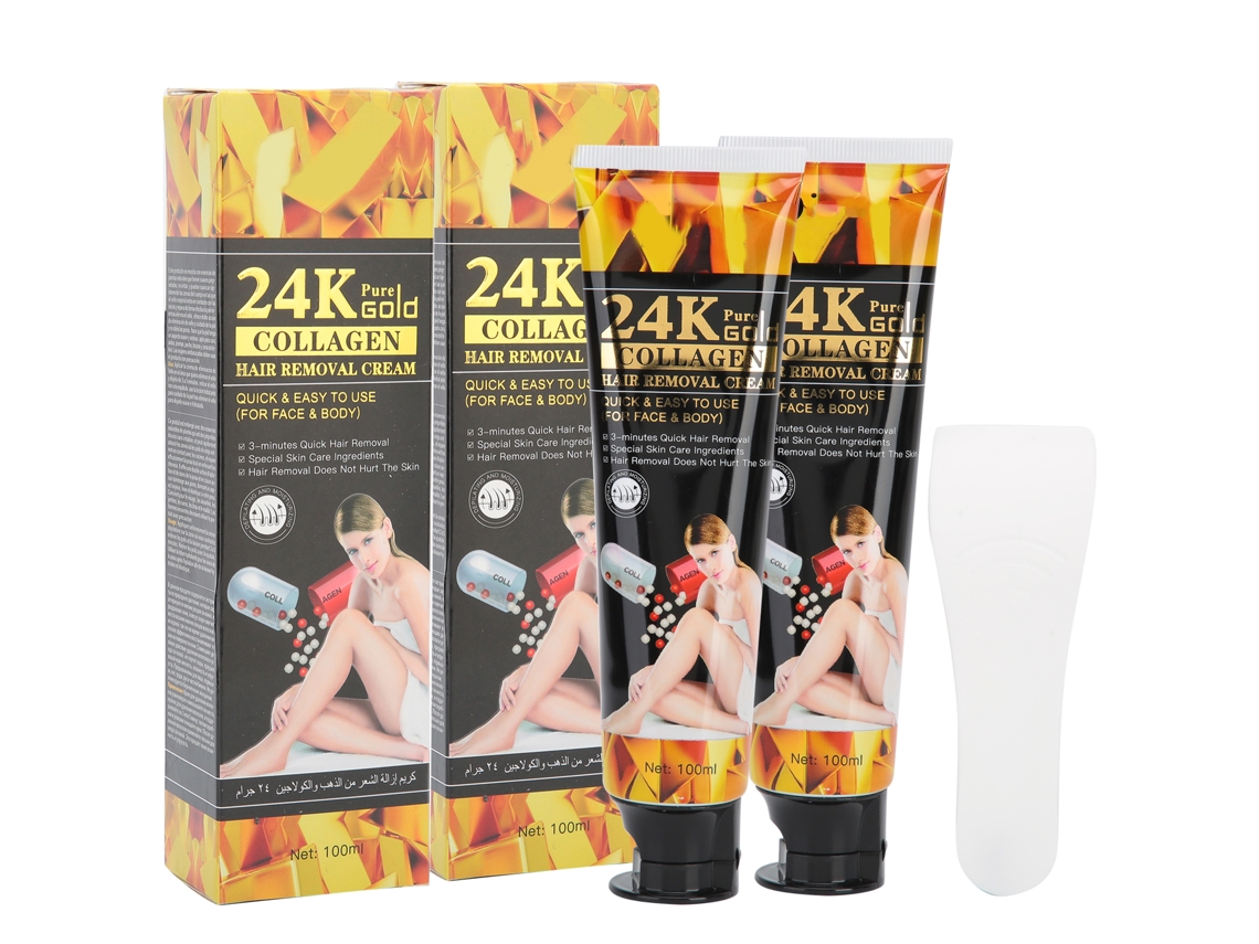 Crema Depilatoria Natural Suave Sem Estímulo Para Rosto, Corpo, Pernas E Axilas