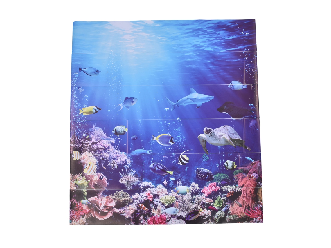 Laxiscreed Conjunto De 6 Adesivos 3d Para Escadas Fundo Marinho Decoração Diy