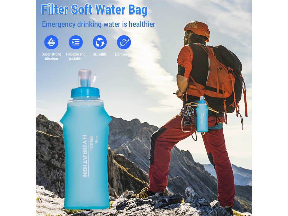 Filtro de Água Sobrevivência Leve para Camping