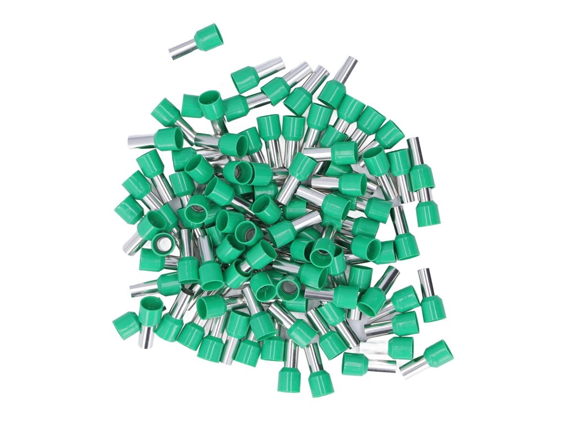 Conector De Crimpagem Laxiscreed Em Tubo Circular Isolado Para Cabos Awg 6 – Pack De 100 Unidades