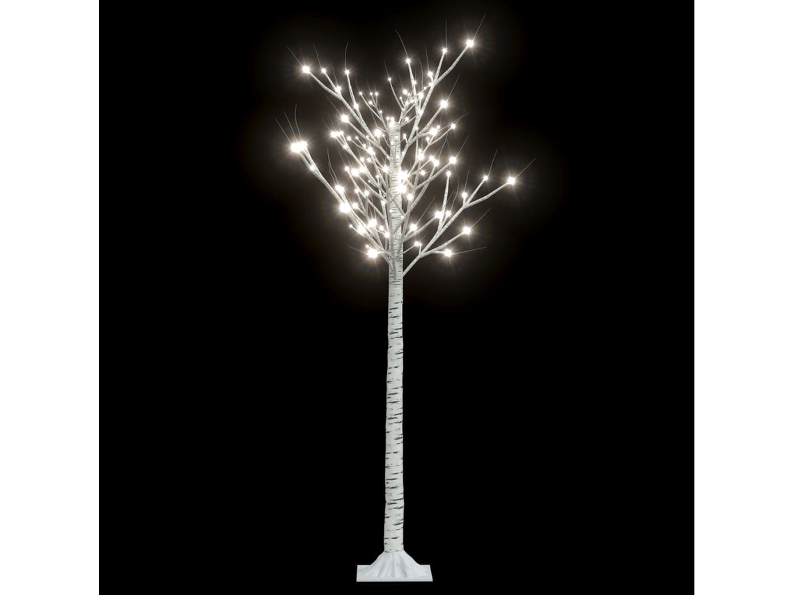 Conjunto 1 Árvore De Natal Vidaxl Branco Plástico