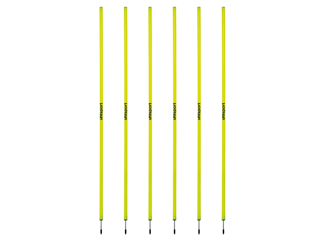Conjunto de 6 postes de slalom UHLSPORT