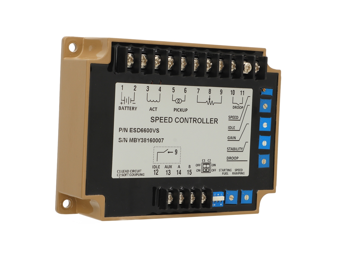 Laxiscreed Controlador De Velocidade Electrónico Para Geradores 12-24vdc Com Proteção Contra Inversão De Tensão