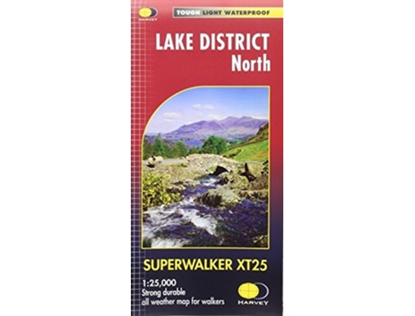 Livro Lake District North de Harvey Map Services Ltd (Inglês)