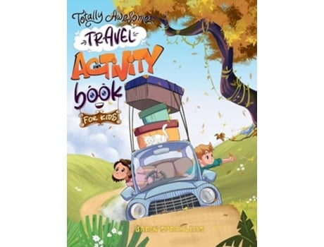 Livro Totally Awesome Travel Activity Book for Kids de Brain Sparklers (Inglês)