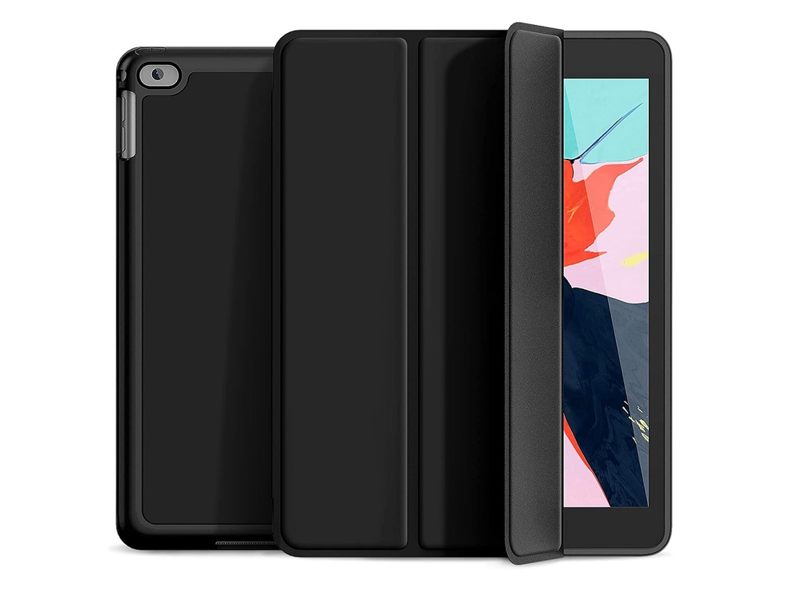 Capa Dobrável Com Suporte Para Ipad 9.7" 5/6 Geração, Preta