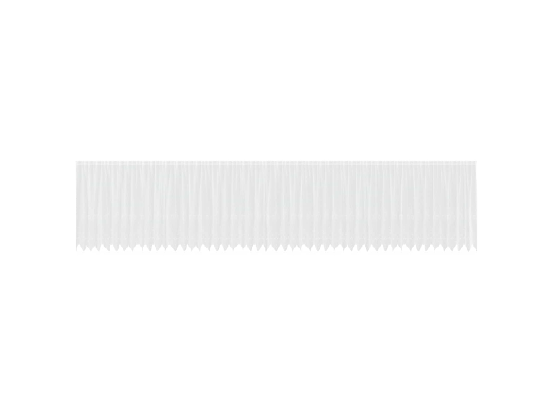 Maison Exclusive - Cortina De Renda Com Cortinas Branco 180 X 1200 Cm Poliéster