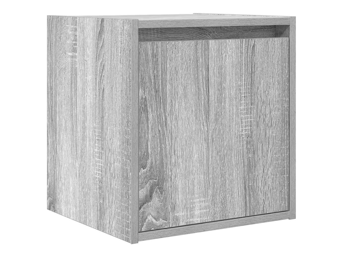 Mesa de Cabeceira de Parede em Cinzento Sonoma MAISON EXCLUSIVE (38x34x40 cm)