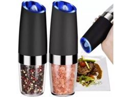 Conjunto Com 2 Moedores Elétricos De Sal E Pimenta