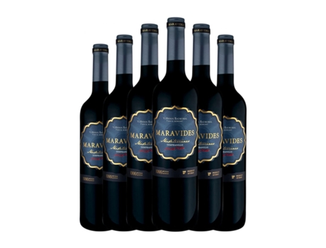 Vinho BALMORAL Maravides Mediterráneo Tempranillo Vino de la Tierra de Castilla (0.75 L - 6 Unidades)