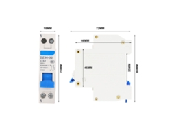 Laxiscreed Interruptor Diferencial Monobloco Em Riel Com Duplo Input E Output Para Proteção Eficaz
