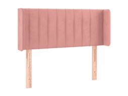 Headboard, Headboards Vidaxl Cor-de-rosa Veludo (83 X 16 X 78/88 Cm)