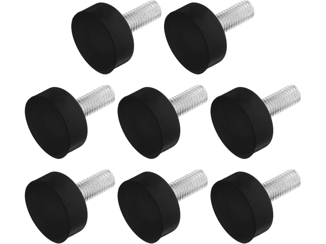 Conjunto De 8 Amortecedores Lifkome M8*25 Em Borracha E Metal