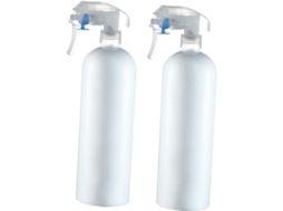 Frascos De Spray Recarregáveis Vazios Em Formato Cilíndrico Branco