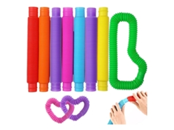 Conjunto de 8 Tubos Grandes de Refrigerante, Brinquedos para Aliviar o Estresse para Crianças e Adultosvayotoy