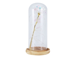 Luz Decorativa de Rosa Artificial Led para Mesa Multicolor