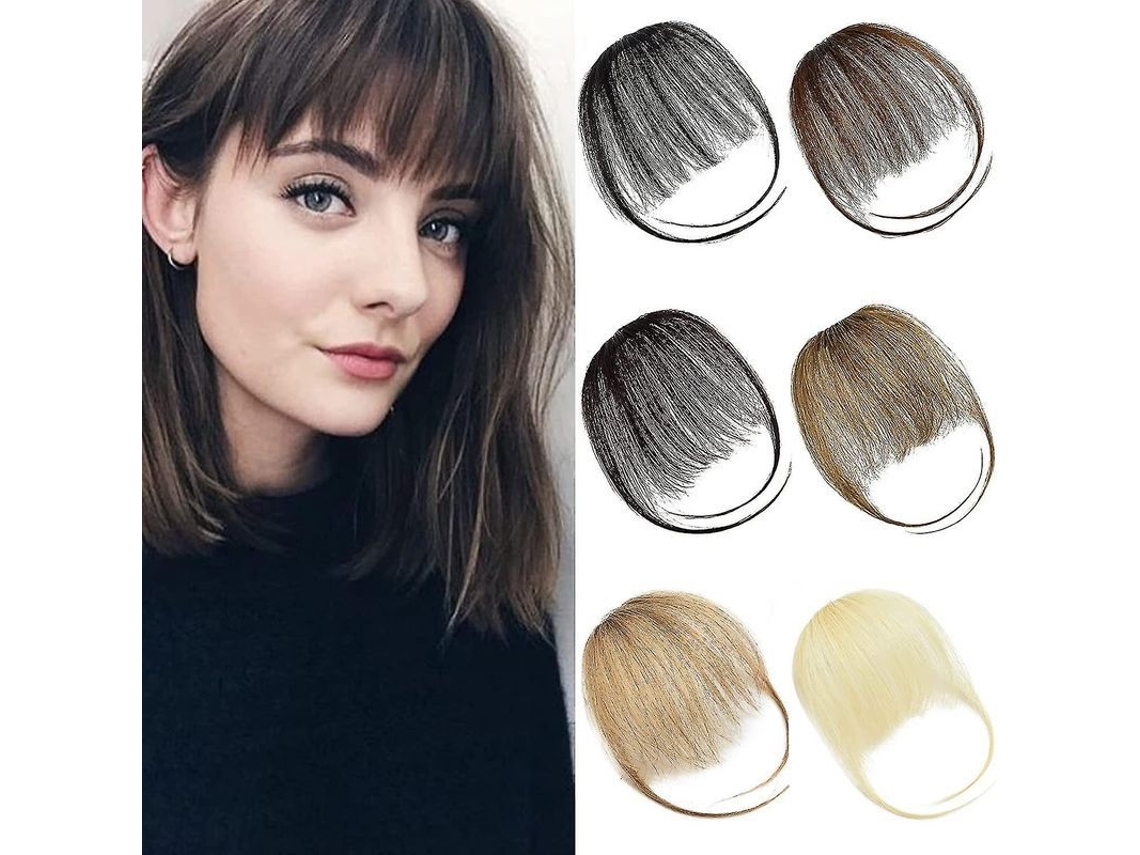 Clip In Bangs Fasst, Cabelo Humano, Franja, Extensão, Mulher S/MARCA