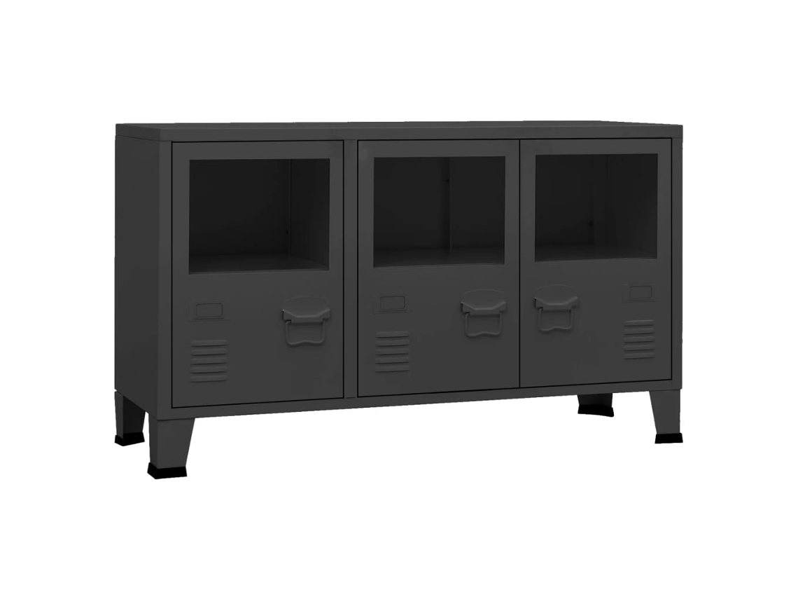 Sideboard, Sideboards Vidaxl Preto Metal (n/a)