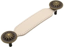 Conjunto De 2 Puxadores Couro Para Gavetas E Armários Cozinha, Estilo Moderno, Preto, Para Guarda Roupas Infantis, Com