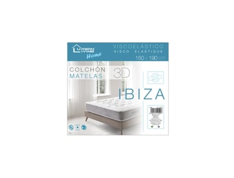 Colchão Viscoelástico Ibiza 150 X 190 Cm