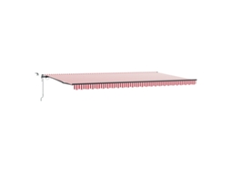 Conjunto 1 Tecido De Toldos Vidaxl Vermelho Poliéster (600 × 300 Cm)