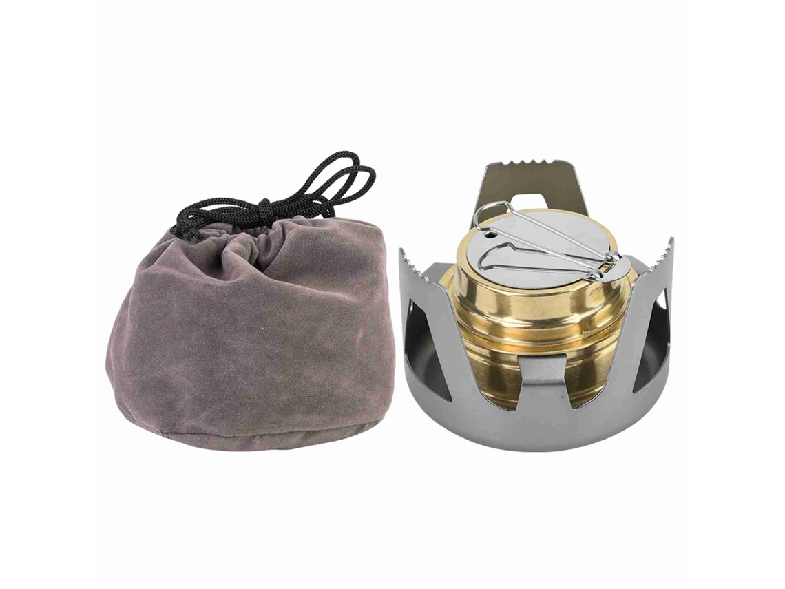 Fogão portátil a álcool para áreas externas (ultraleve e mini para cozinhar)