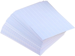 Fiches Cartes Mémoire Lignées En Papier Rose 150 Peças Bristol