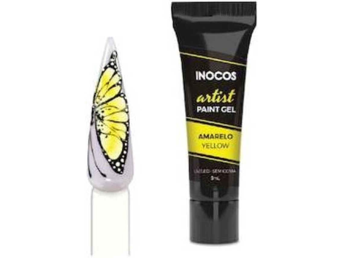 Paint gel INOCOS Amarelo (5 ml)