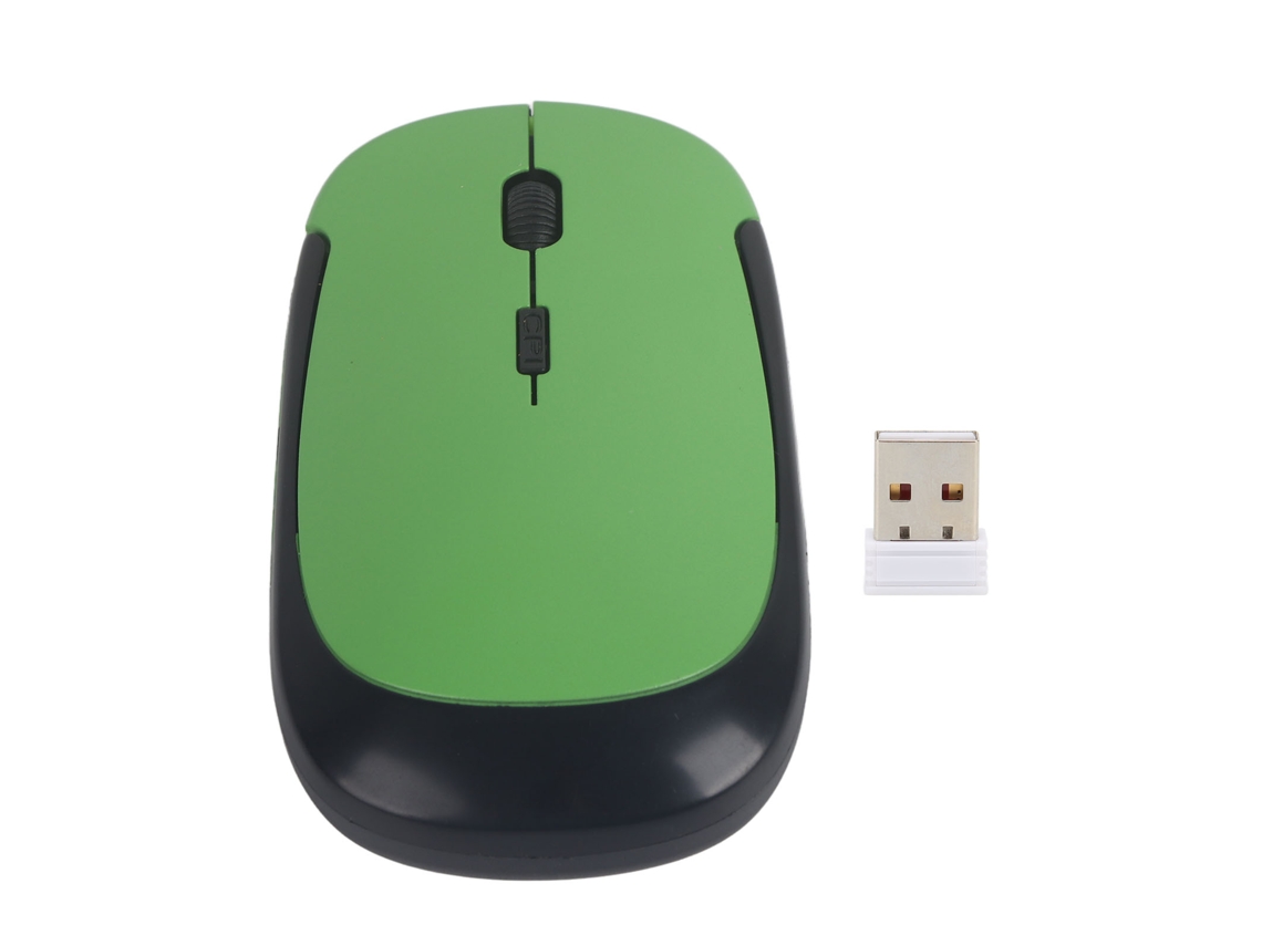 Aetheria mouse Sem Fio 2.4ghz Ajustável 3 Níveis Dpi Ultra Fino para Computador e Laptop Verde