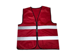 Chaleco De Seguridad Reflectivo De Alta Visibilidad Para Construção E Ciclismo Vermelho Rosa