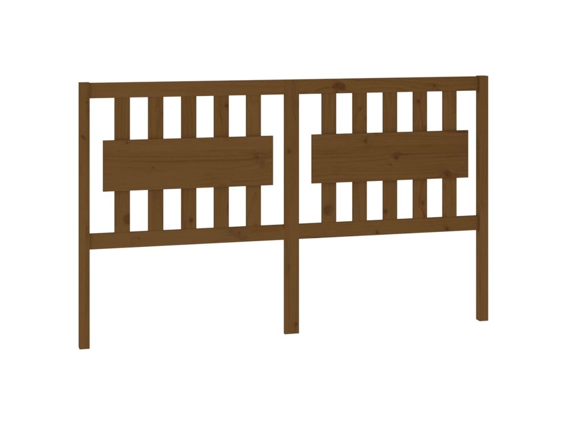 Cabeceira de Cama MAISON EXCLUSIVE em Pinho Maciço Castanho Mel (155,5x4x100 cm)