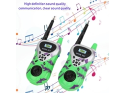 Walkie-talkie Infantil, Verde