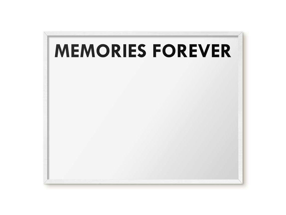 Magnetic Wall Board Memories Forever For The Office Espelharte (80x60 Cm)
