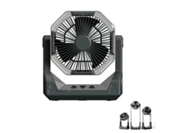 Ventoinha Portátil TURMIN Fans315 4 Velocidades Bateria Grande de 8000Mah Cinza