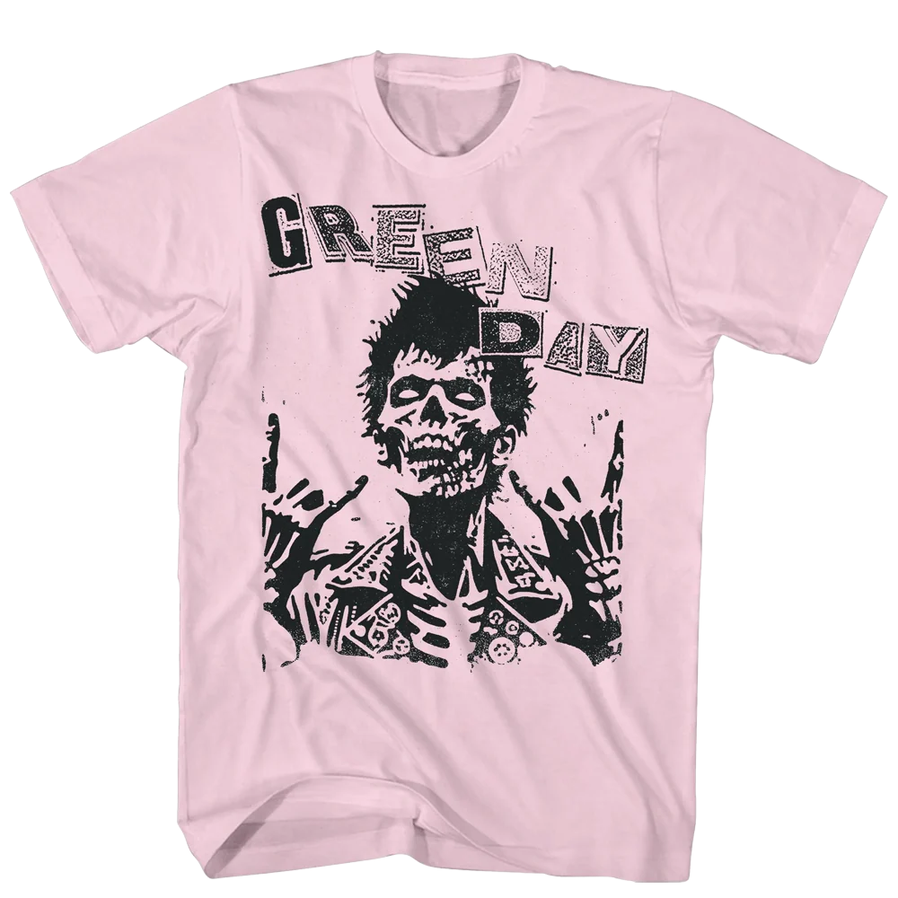 Green Day Billy Joe Zombie T-shirt Unisex Rockinstone Size:s