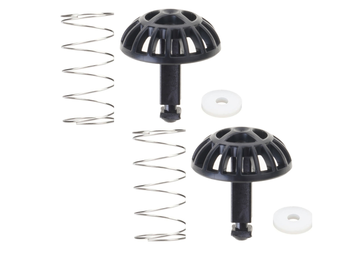 Kit Com 2 Tampões De Filtro Café Mola, Em Abs Texturizado, Para Máquinas Para Máquina De Café Com Design Reutilizável E Fácil Limpeza