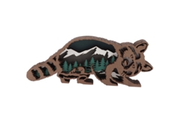 Figura Animal Madeira Gravura 3d Decoração Mesa
