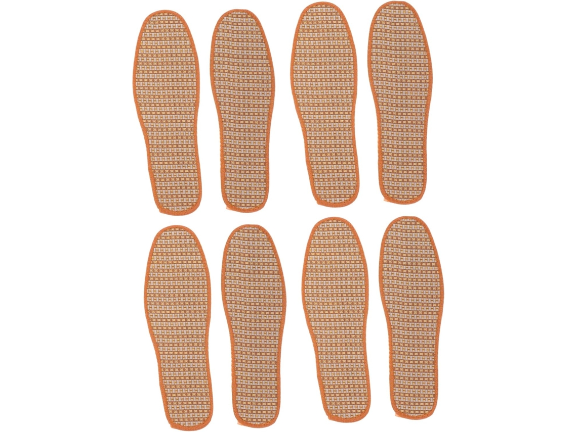 4 Pares De Palmilhas Desodorizantes Respiráveis E Substituíveis À Base Vegetais Para Uso Diário, Calçado Feminino