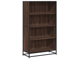 Bookcase, Bookcases Vidaxl Marrom Madeira Processada (n/a)