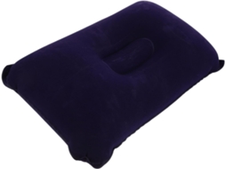 Travesseiro Inflável Prático para Camping e Viagens, Feito de Pvc Aveludado, 43 X 27 Cm. CHABERLU